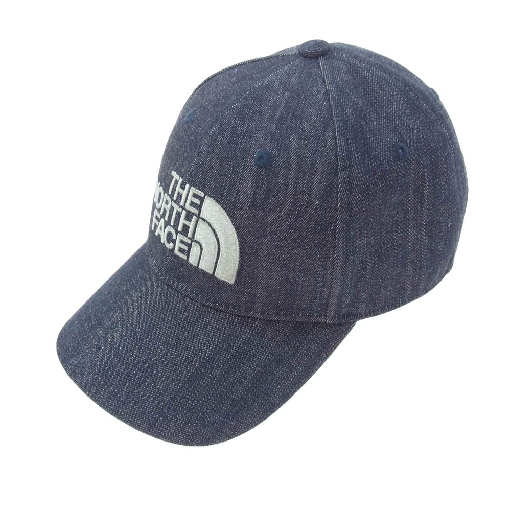 THE NORTH FACE ノースフェイス NN42242 デニム ベースボール キャップ インディゴブルー系 FREE【中古】