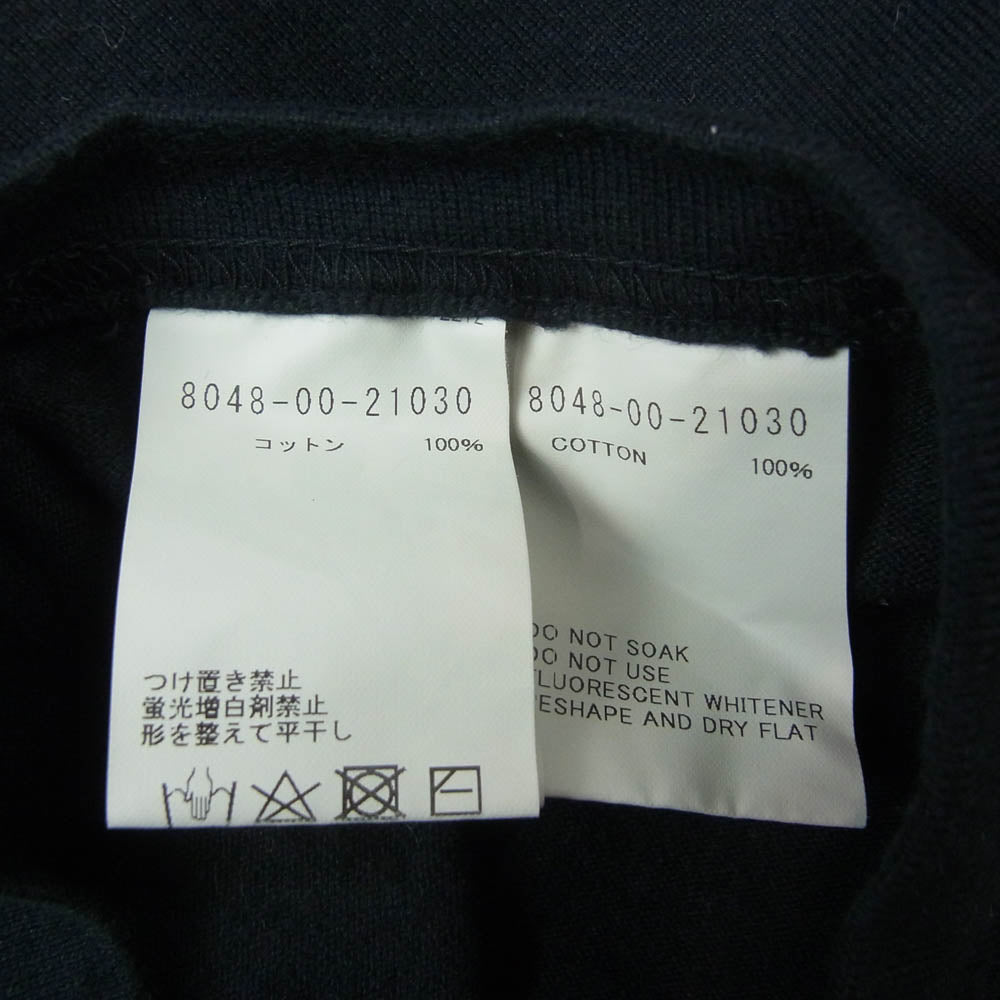 Nigel Cabourn ナイジェルケーボン 8048-00-21030 9.5oz BASIC T-SHIRT コットン 半袖 カットソー Tシャツ ネイビー系 52【中古】