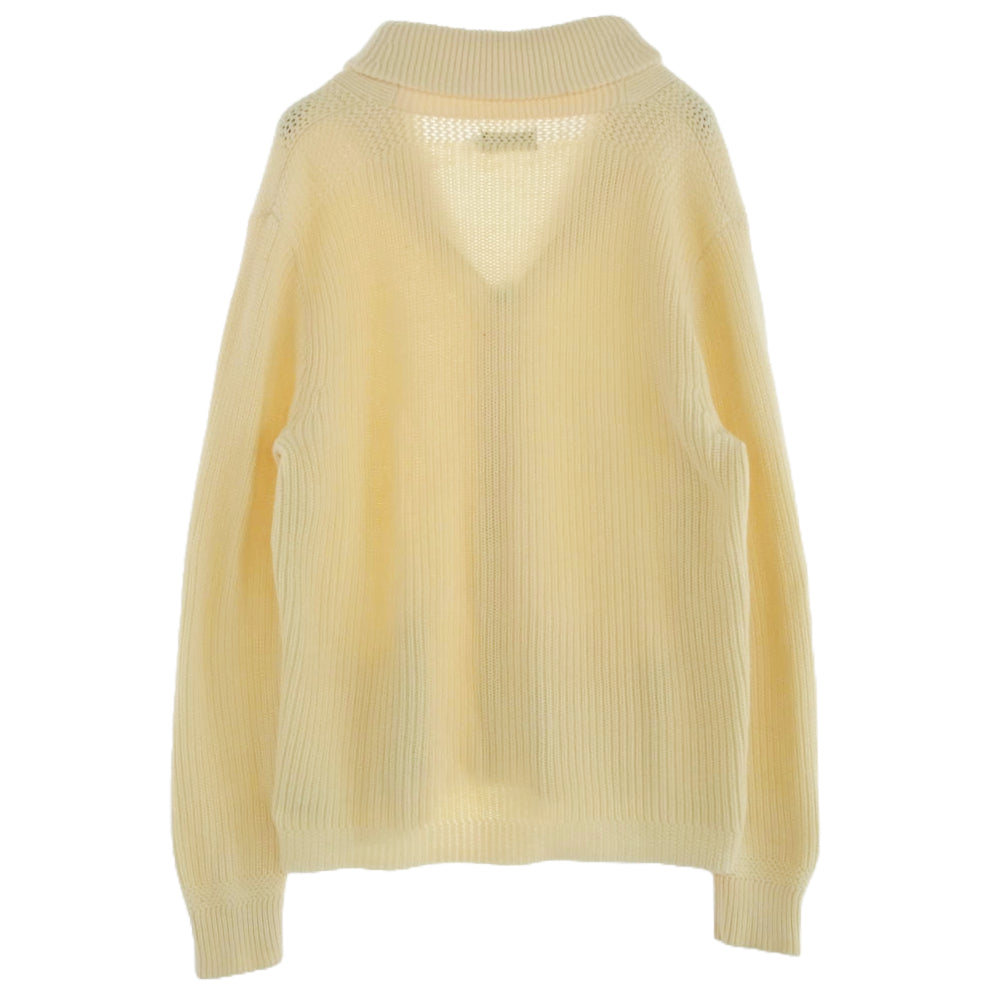 POLO RALPH LAUREN ポロ・ラルフローレン ショールカラー ニット カーディガン オフホワイト系 M【中古】
