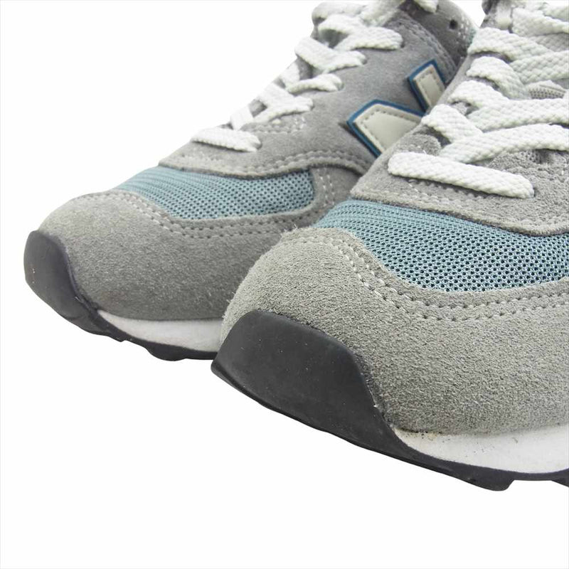 NEW BALANCE ニューバランス ML574BA2 STEEL GRAY スチール グレー ローカット スニーカー グレー系 23.5cm【中古】