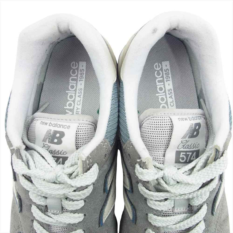 NEW BALANCE ニューバランス ML574BA2 STEEL GRAY スチール グレー ローカット スニーカー グレー系 23.5cm【中古】