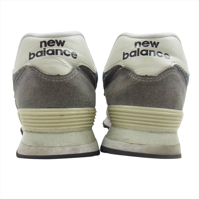 NEW BALANCE ニューバランス ML574BA2 STEEL GRAY スチール グレー ローカット スニーカー グレー系 28.5cm【中古】