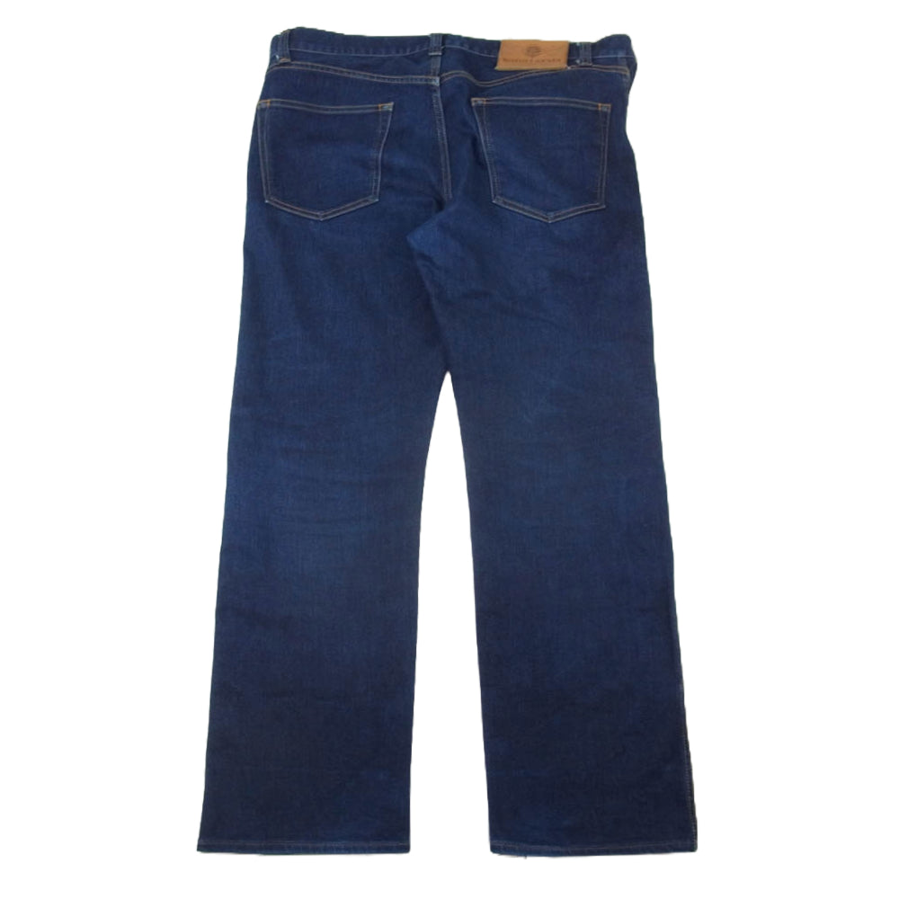 KOJIMA GENES 児島ジーンズ ダブルニー ストレート デニム パンツ インディゴブルー系【中古】