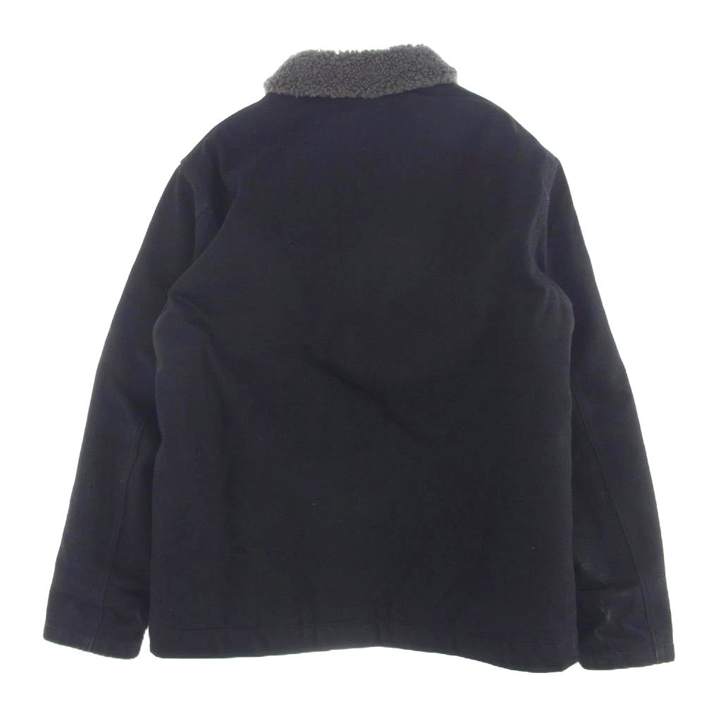 KOJIMA GENES 児島ジーンズ デニム ボア デッキ ジャケット ブラック系 XXL【中古】