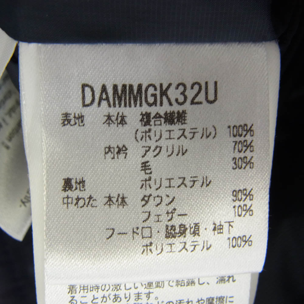 DESCENTE デサント DAMMGK32U ALLTERRAIN SHUTTLE 水沢ダウン オルテライン シャトル フーデッド ダウン ジャケット ネイビー系 M【中古】