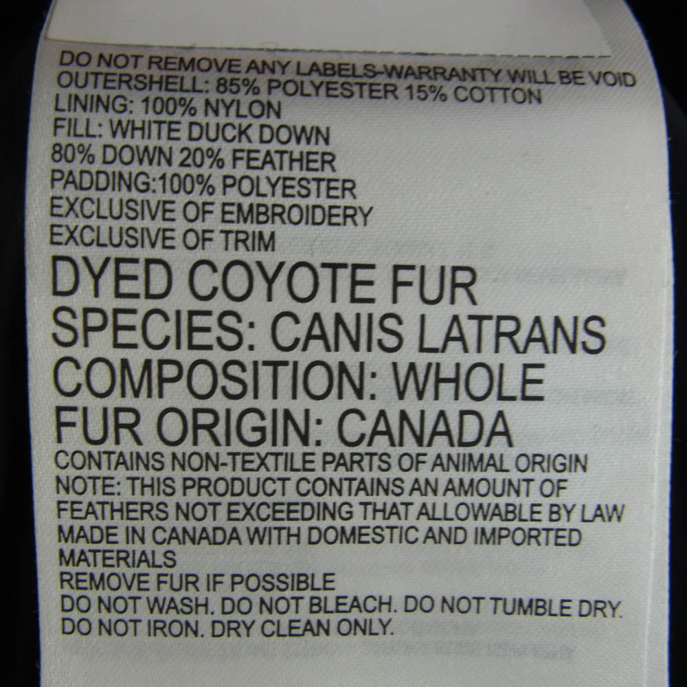 CANADA GOOSE カナダグース 3802L 国内正規品 サザビーリーグタグ FREAK'S STORE フリークスストア別注 SHELBURNE PARKA シェルバーン パーカ ダウンコート ダウンジャケット カーキ系 M【中古】