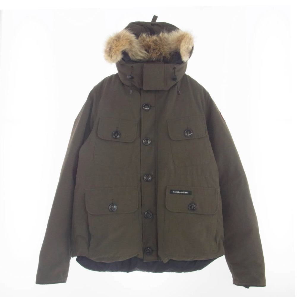 CANADA GOOSE カナダグース 2301JM R 国内正規品 グリフィンインターナショナルタグ RUSSELL PARKA ラッセルパーカ ダウンジャケット カーキ系 XL【中古】