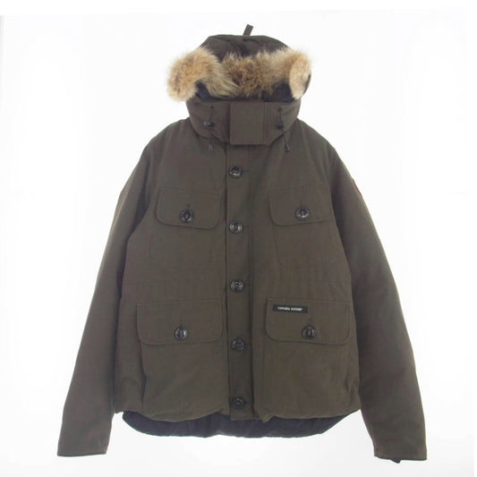 CANADA GOOSE カナダグース 2301JM R 国内正規品 グリフィンインターナショナルタグ RUSSELL PARKA ラッセルパーカ ダウンジャケット カーキ系 XL【中古】