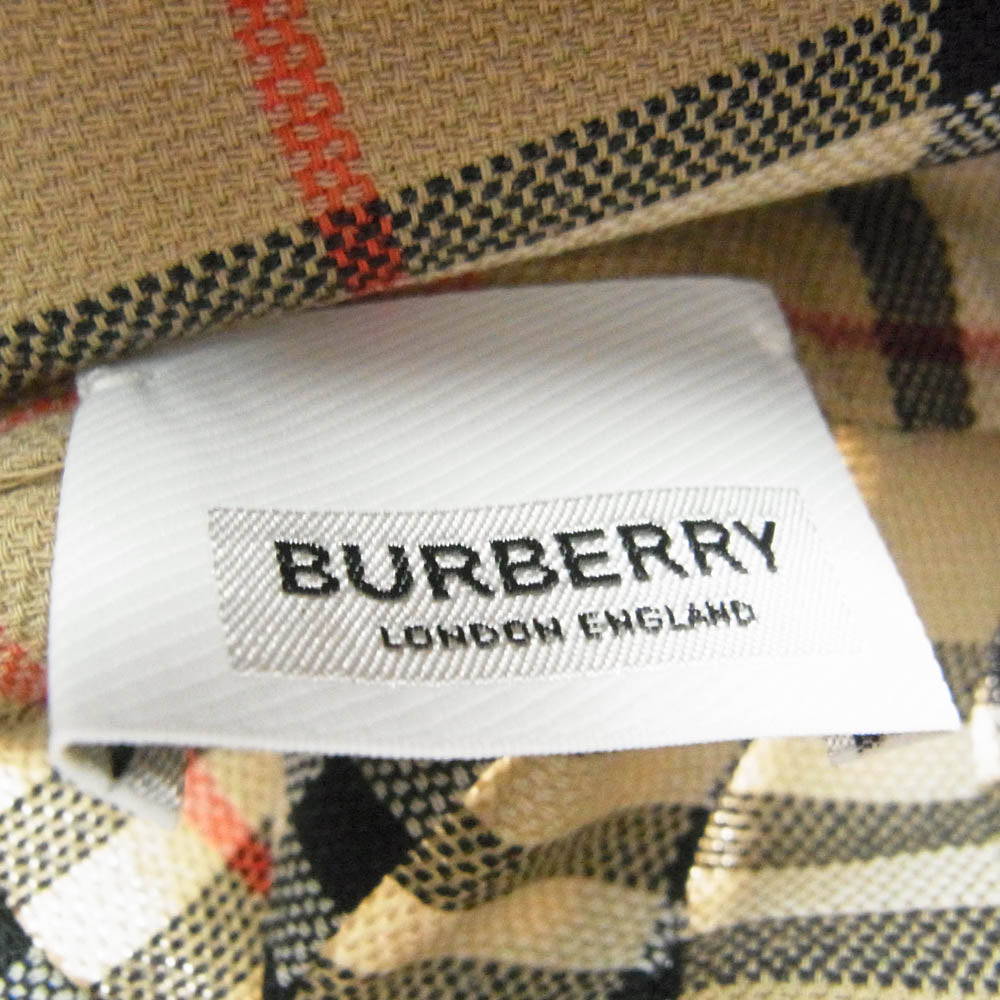 BURBERRY バーバリー 8025832 リカルドティッシ期 ノバチェック ウール キルト スカート ライトブラウン系 34【中古】