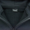 BALENCIAGA バレンシアガ 24SS 767839 TPVP8 バックロゴ ライトストーン コットン ジップアップ パーカー フーディー ブラック系 S【中古】