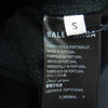 BALENCIAGA バレンシアガ 24SS 767839 TPVP8 バックロゴ ライトストーン コットン ジップアップ パーカー フーディー ブラック系 S【中古】