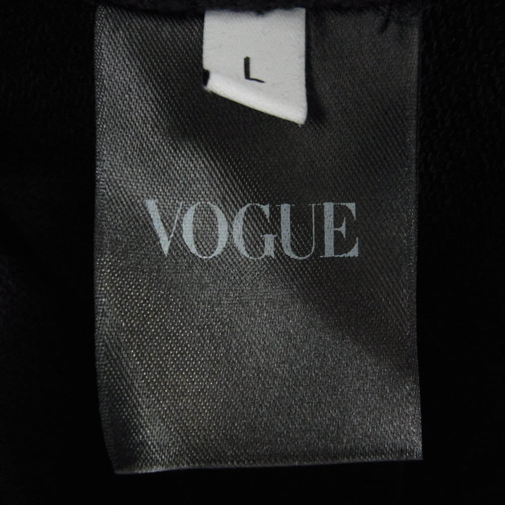 BALENCIAGA バレンシアガ 24AW 803264 TRVP6 × VOGUE ヴォーグ ジップアップ フーディー パーカー ブラック系 L【中古】