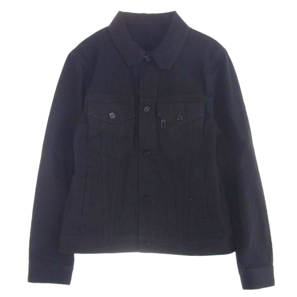 LOUIS VUITTON ルイ・ヴィトン 1A5CHS DNA ブラックデニム トラッカー ジャケット ブラック系 50【中古】