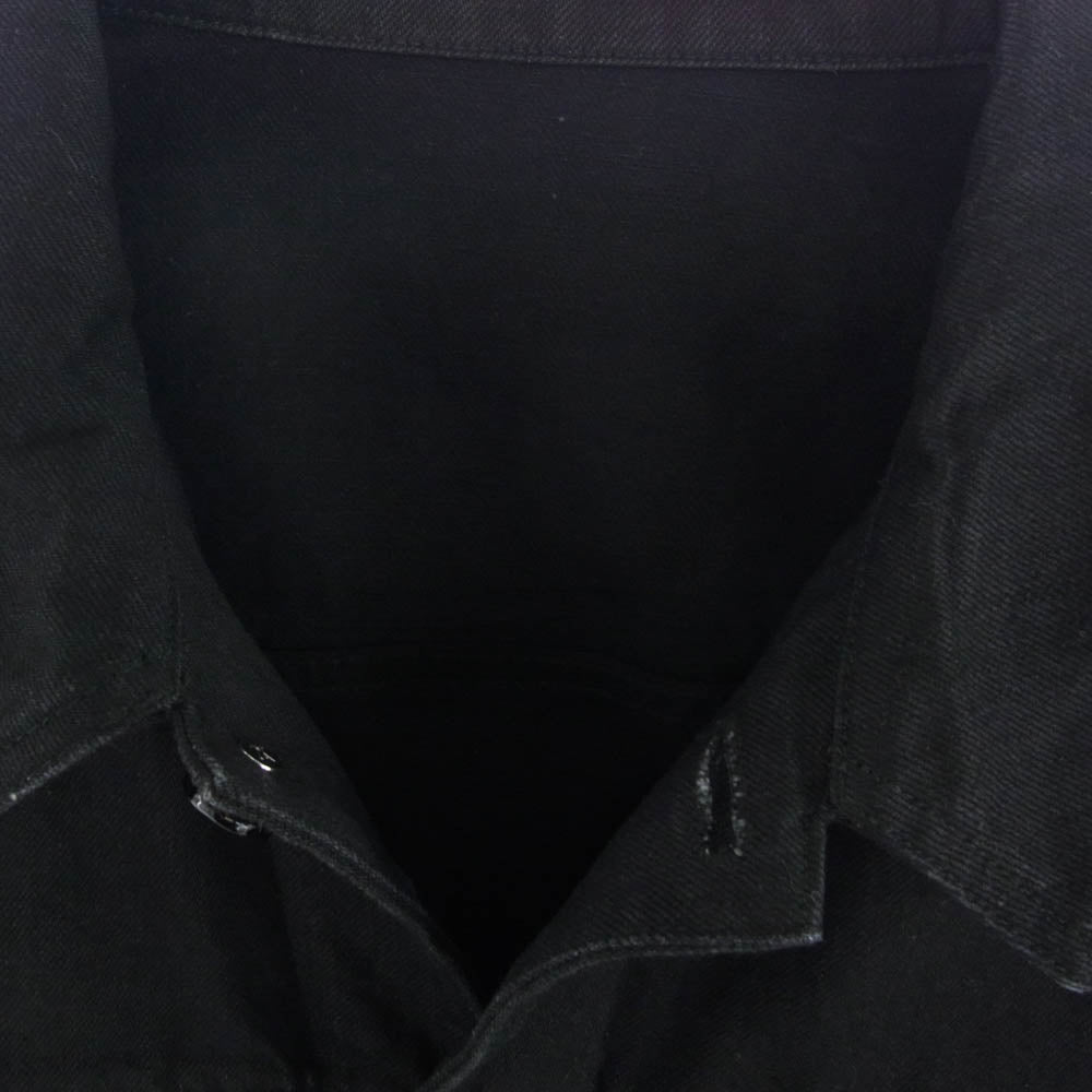 LOUIS VUITTON ルイ・ヴィトン 1A5CHS DNA ブラックデニム トラッカー ジャケット ブラック系 50【中古】