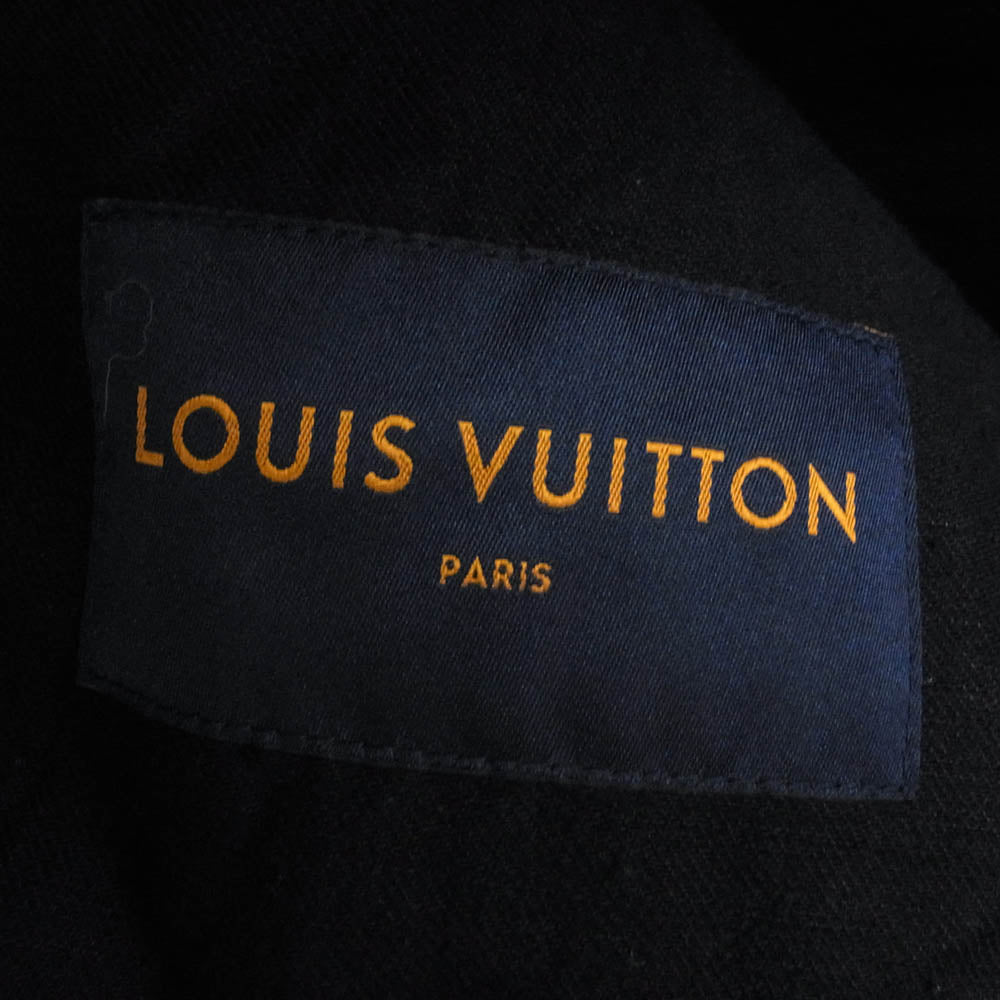 LOUIS VUITTON ルイ・ヴィトン 1A5CHS DNA ブラックデニム トラッカー ジャケット ブラック系 50【中古】