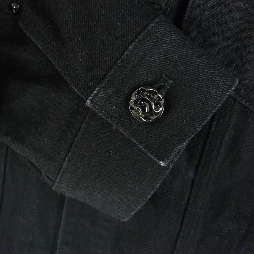 LOUIS VUITTON ルイ・ヴィトン 1A5CHS DNA ブラックデニム トラッカー ジャケット ブラック系 50【中古】