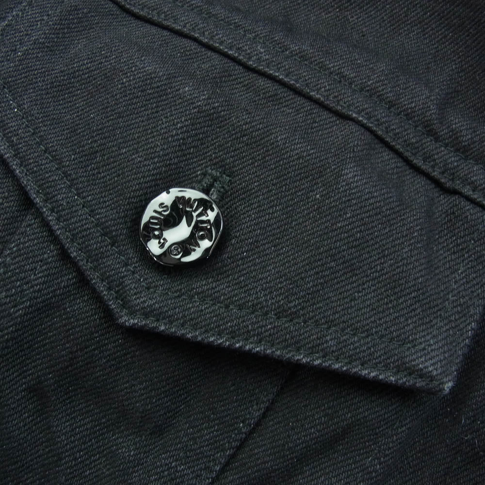 LOUIS VUITTON ルイ・ヴィトン 1A5CHS DNA ブラックデニム トラッカー ジャケット ブラック系 50【中古】