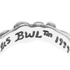 BILL WALL LEATHER ビルウォールレザー WAVE RING ウエーブリング シルバー系 21号【中古】