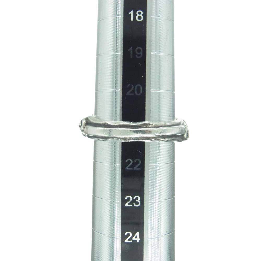 BILL WALL LEATHER ビルウォールレザー WAVE RING ウエーブリング シルバー系 21号【中古】