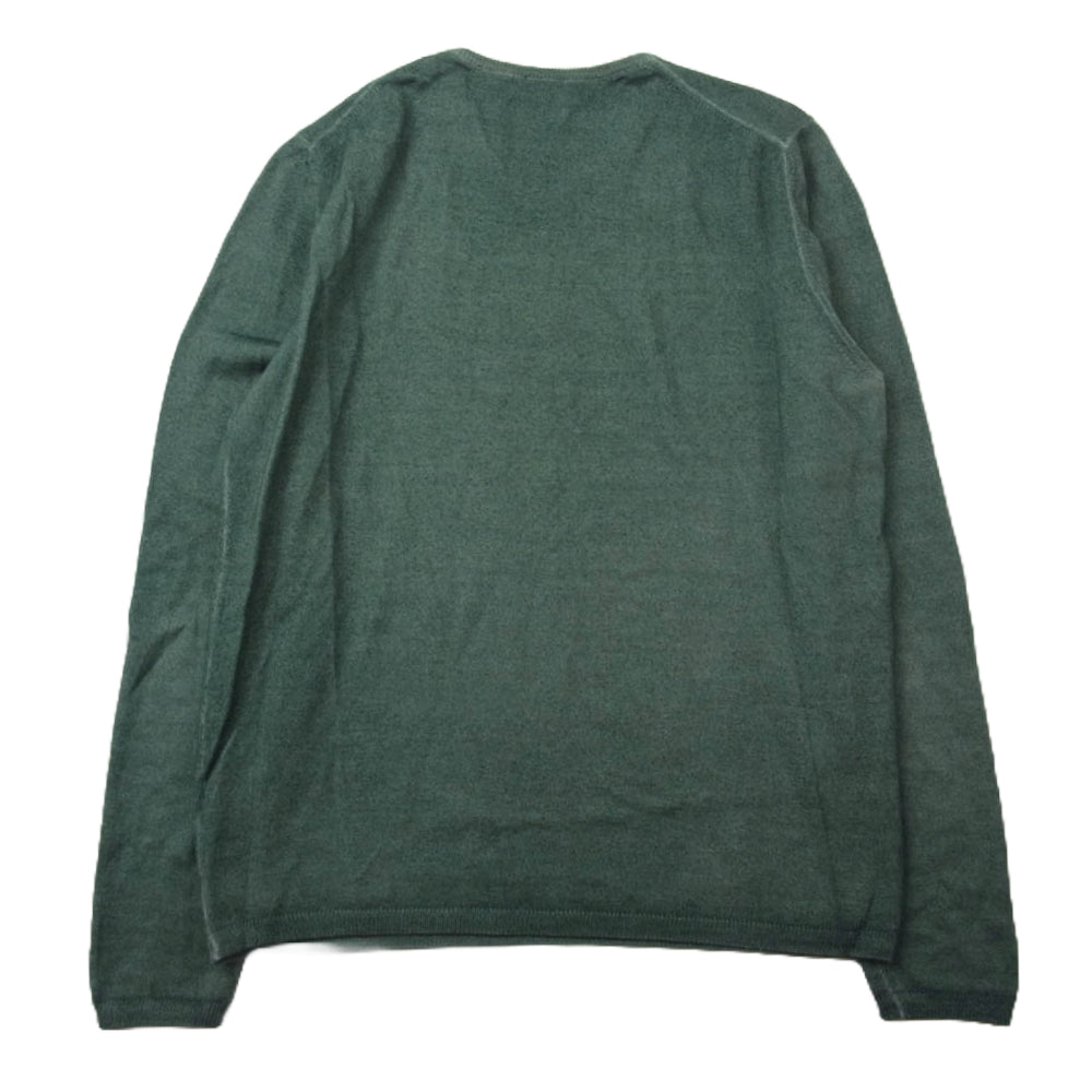 CRUCIANI クルチアーニ Vネック ウール ニット セーター グリーン系 46【中古】