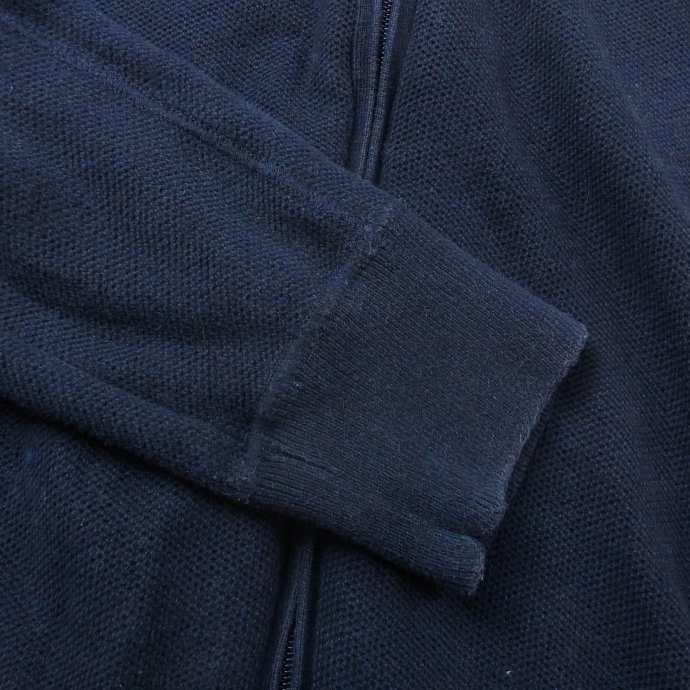 POLO RALPH LAUREN ポロ・ラルフローレン フルジップ ニット カーディガン ネイビー系 L【中古】