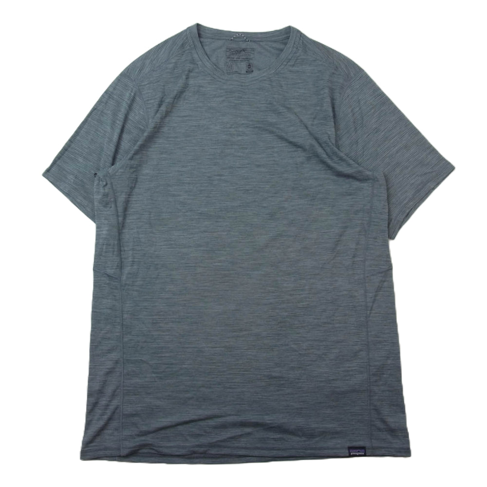 patagonia パタゴニア 45760 Cap Cool Lightweight Shirt  キャプリーン クール ライトウェイト Tシャツ グレー系 M【中古】