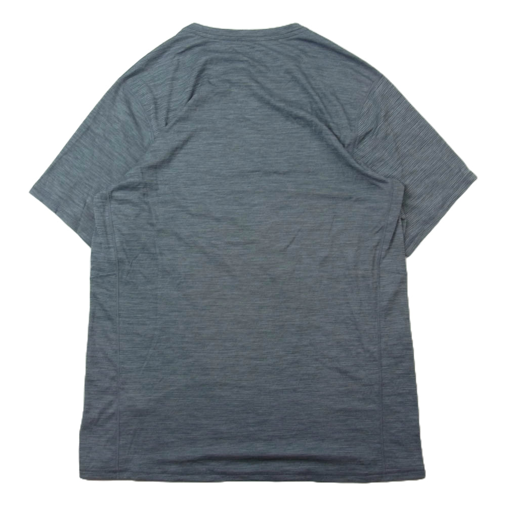 patagonia パタゴニア 45760 Cap Cool Lightweight Shirt  キャプリーン クール ライトウェイト Tシャツ グレー系 M【中古】