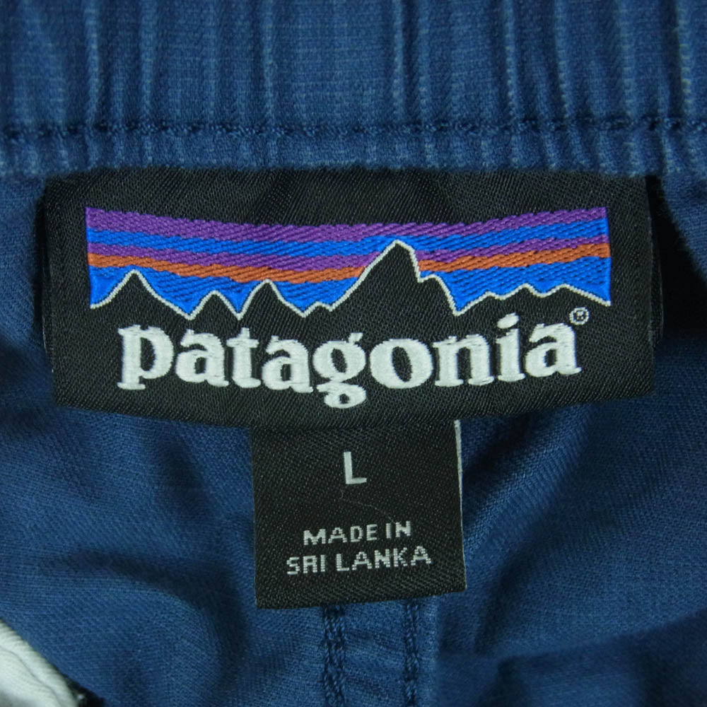 patagonia パタゴニア 55515 ライトウェイト オールウェア ヘンプ ボレー パンツ スリランカ製 ブルー系 L【中古】