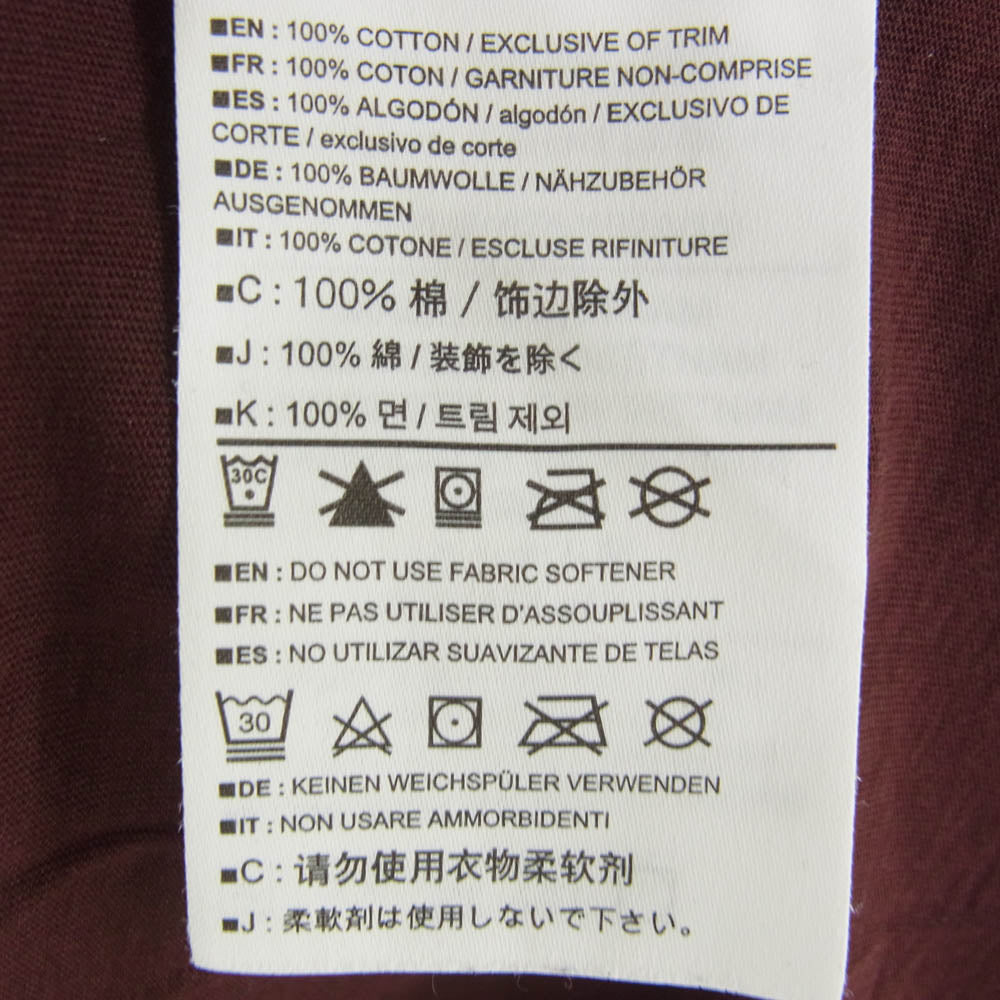 ARC'TERYX アークテリクス 25395 ARC'WORD T-SHIRT ロゴ 長袖 Tシャツ ワインレッド系 M【中古】