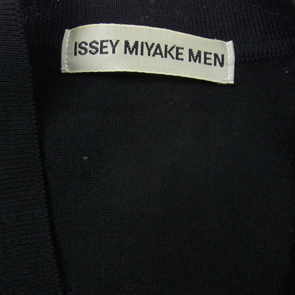 ISSEY MIYAKE イッセイミヤケ ME93-K0010 90s ウール カーディガン ブラック系 M【中古】