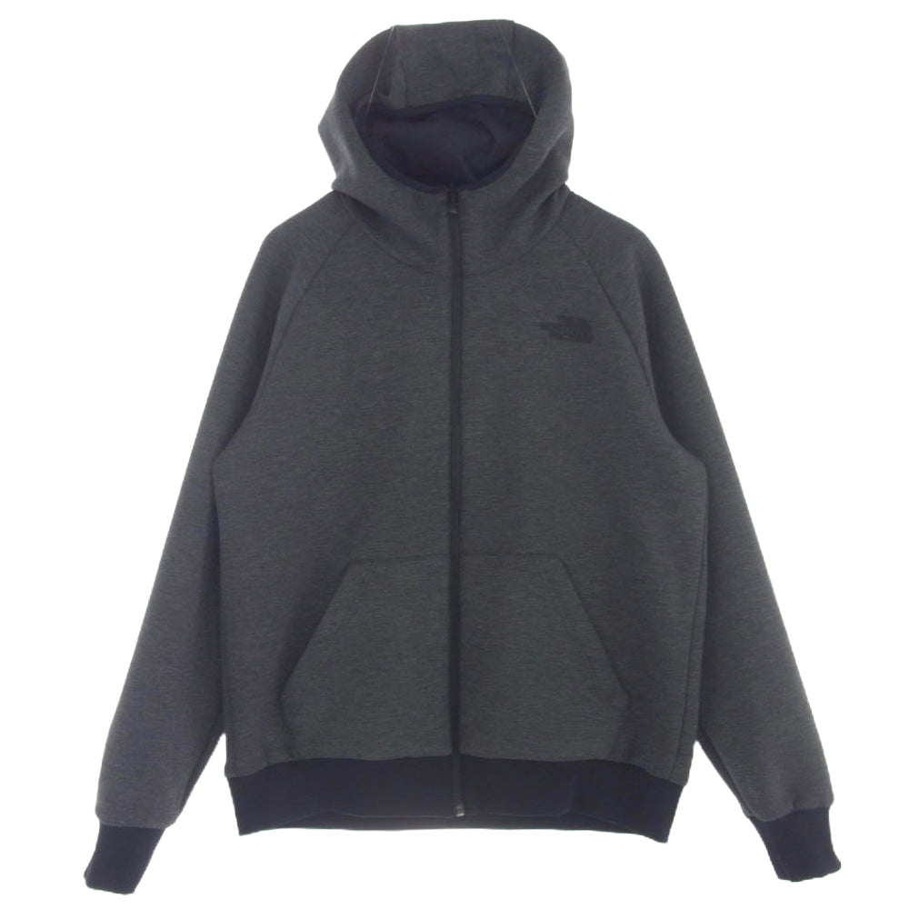 THE NORTH FACE ノースフェイス NT61984 REVERSIBLE TECH AIR HOODIE リバーシブル テック フーディー ジップアップ パーカー ブラック系 L【中古】