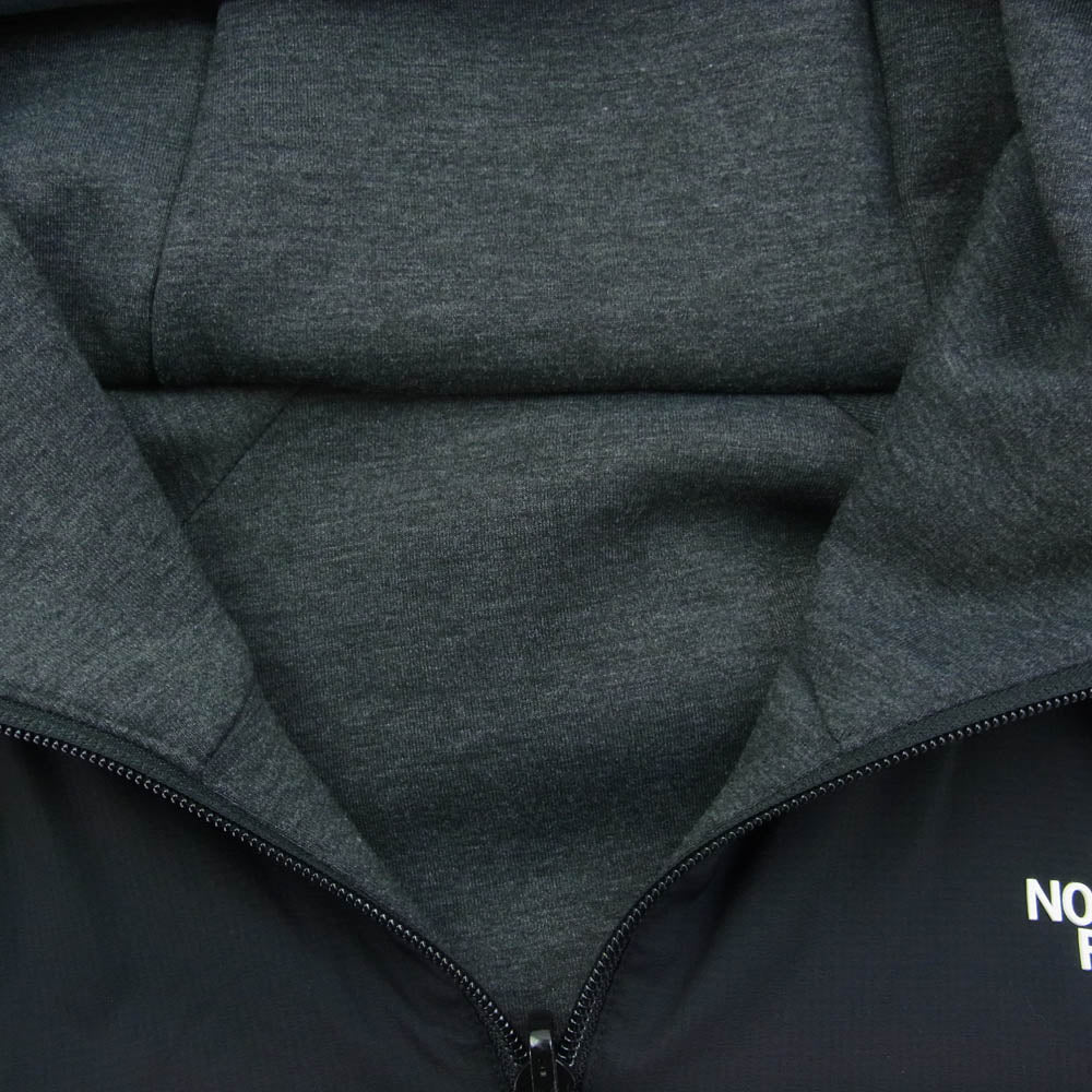 THE NORTH FACE ノースフェイス NT61984 REVERSIBLE TECH AIR HOODIE リバーシブル テック フーディー ジップアップ パーカー ブラック系 L【中古】