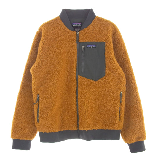 patagonia パタゴニア 22830 Retro-X Bomber Jacket レトロX ボマー フリース ジャケット ブラウン系 M【中古】