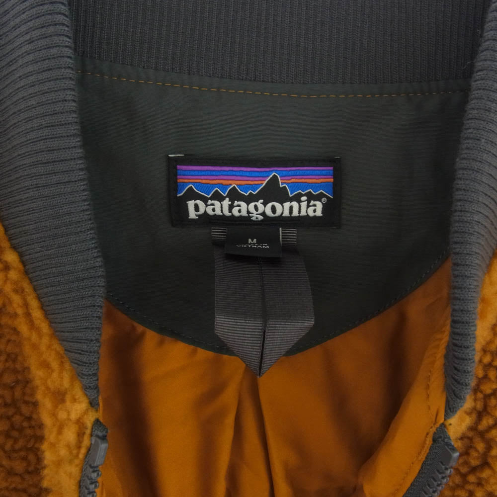 patagonia パタゴニア 22830 Retro-X Bomber Jacket レトロX ボマー フリース ジャケット ブラウン系 M【中古】