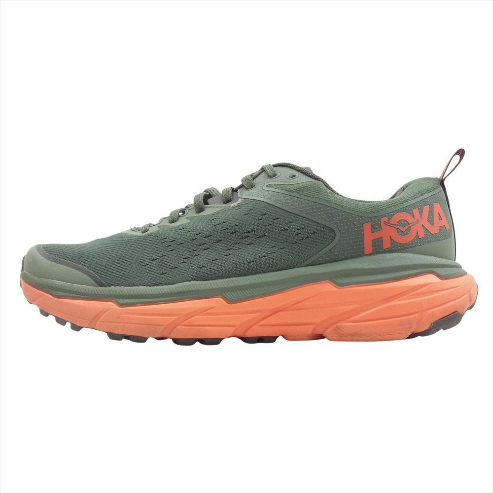 HOKA ONE ONE ホカ オネオネ 1106510 CHALLENGER ATR 6 WIDE ランニング シューズ スニーカー グリーン系 28cm【中古】