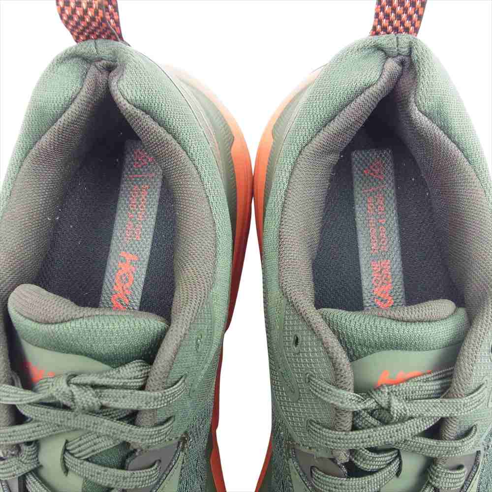 HOKA ONE ONE ホカ オネオネ 1106510 CHALLENGER ATR 6 WIDE ランニング シューズ スニーカー グリーン系 28cm【中古】