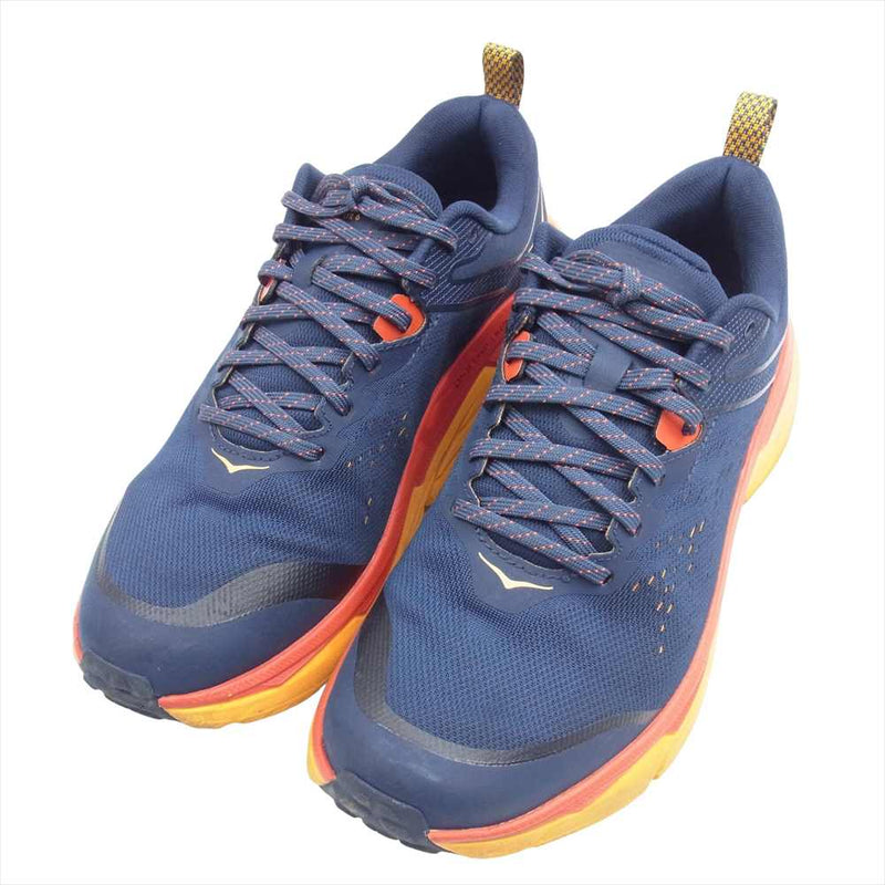 HOKA ONE ONE ホカ オネオネ 1106513 CHALLENGER ATR 6 WIDE ランニング シューズ スニーカー ネイビー系 27.5cm【中古】