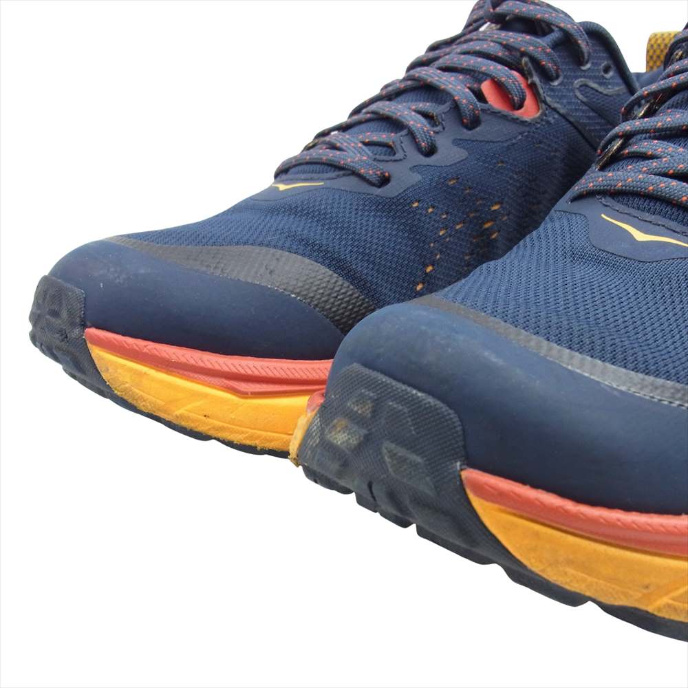 HOKA ONE ONE ホカ オネオネ 1106513 CHALLENGER ATR 6 WIDE ランニング シューズ スニーカー ネイビー系 27.5cm【中古】