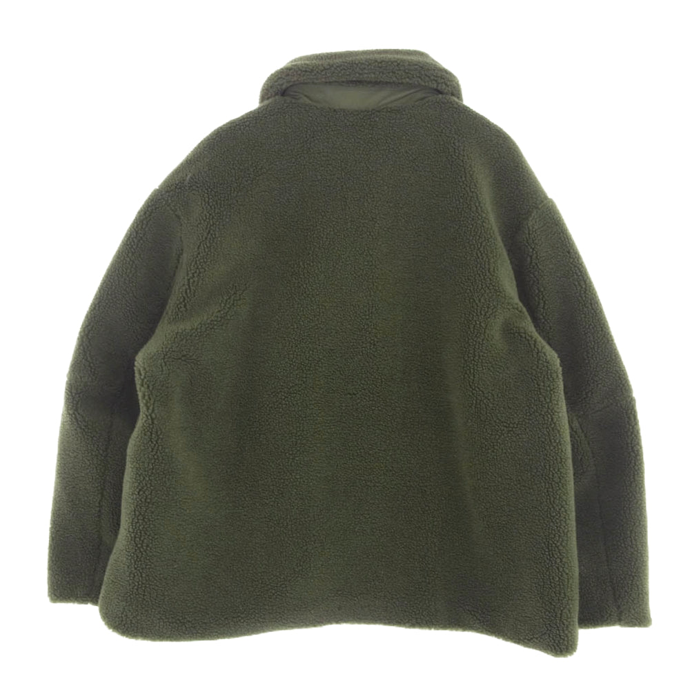 マコバー × FREAK’S STORE ジップアップ ボア ジャケット カーキ系 38【中古】