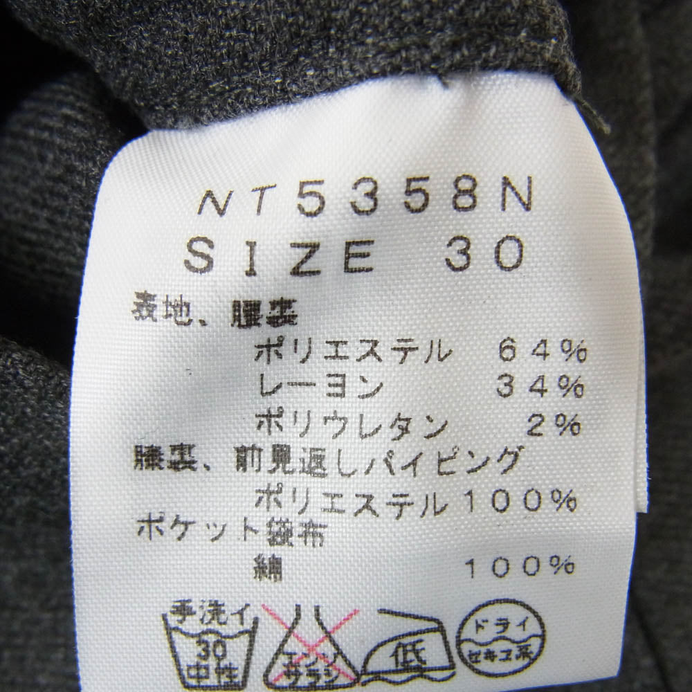 THE NORTH FACE ノースフェイス NT5358N PURPLE LABEL STRETCH SERGE WEAVING BELT PANTS ベルトパンツ グレー系 30【中古】