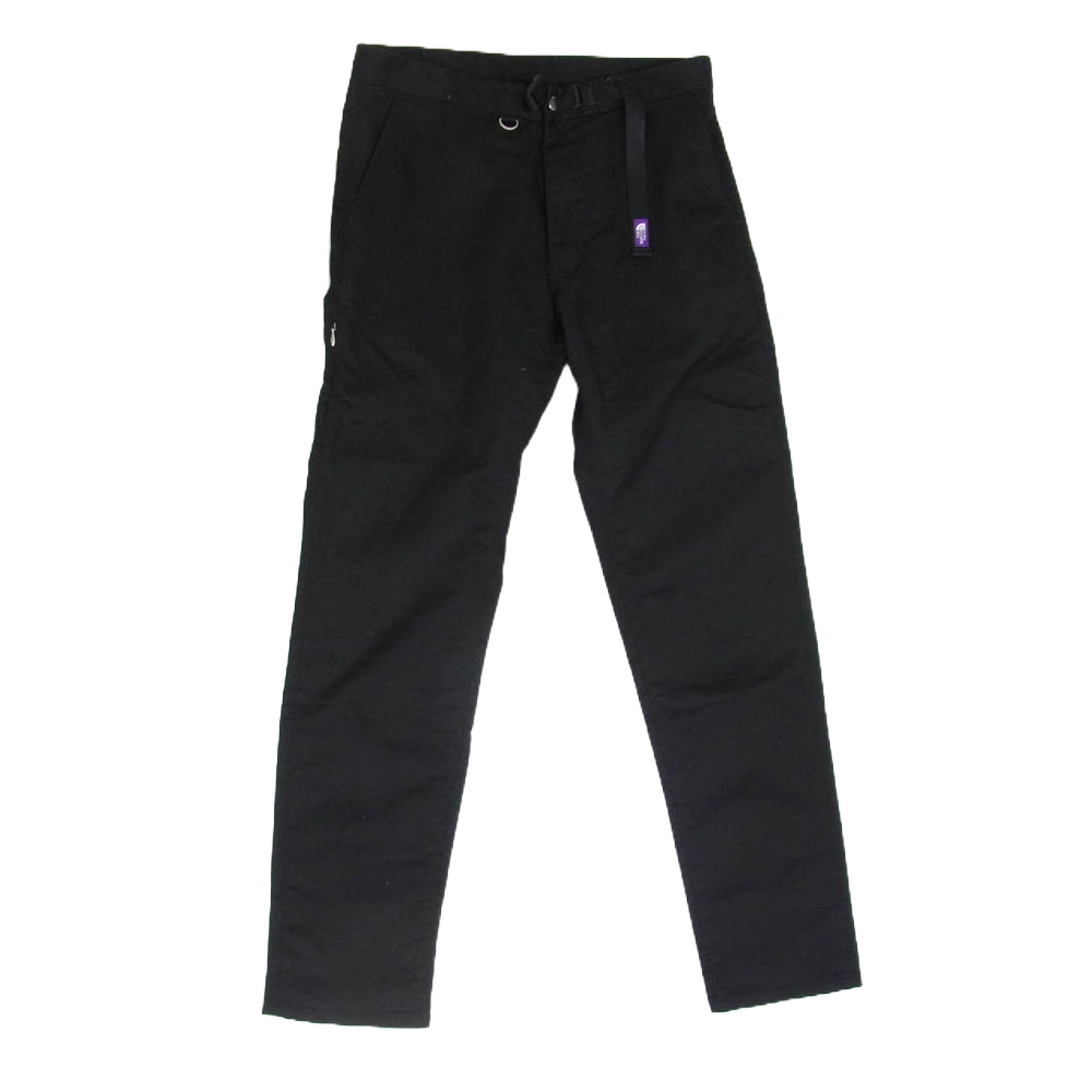 THE NORTH FACE ノースフェイス NT5700N PURPLE LABEL ストレッチツイル テーパードパンツ ブラック系 30【中古】