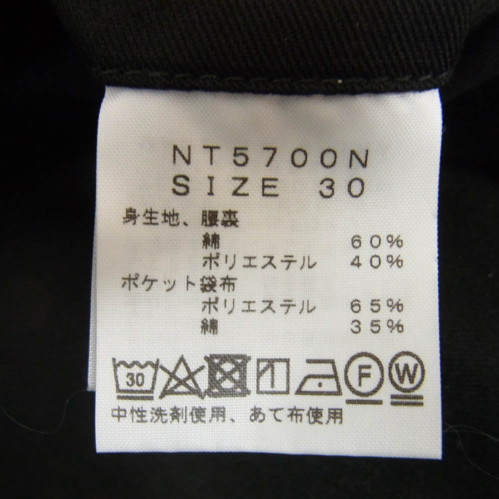 THE NORTH FACE ノースフェイス NT5700N PURPLE LABEL ストレッチツイル テーパードパンツ ブラック系 30【中古】