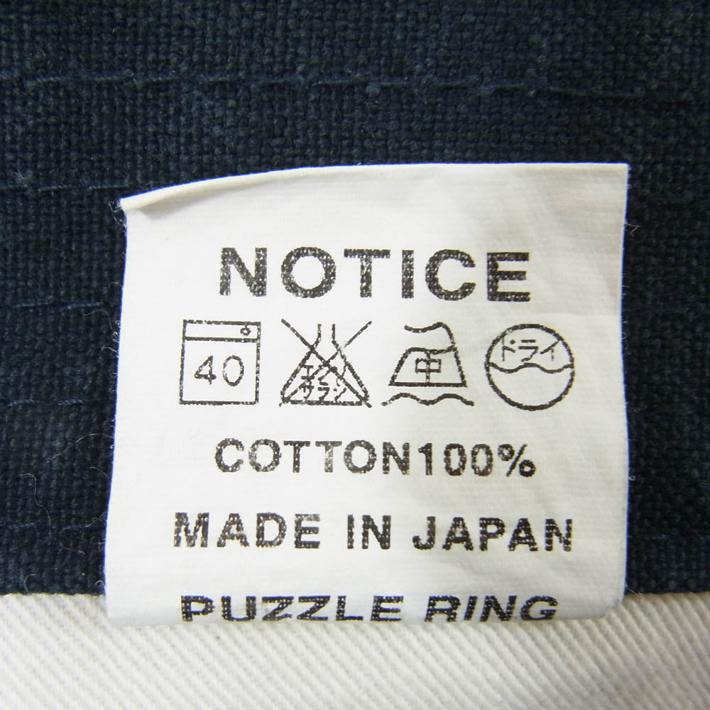 SASAFRAS ササフラス フォールリーフ パンツ ダック地 ネイビー系 S【中古】