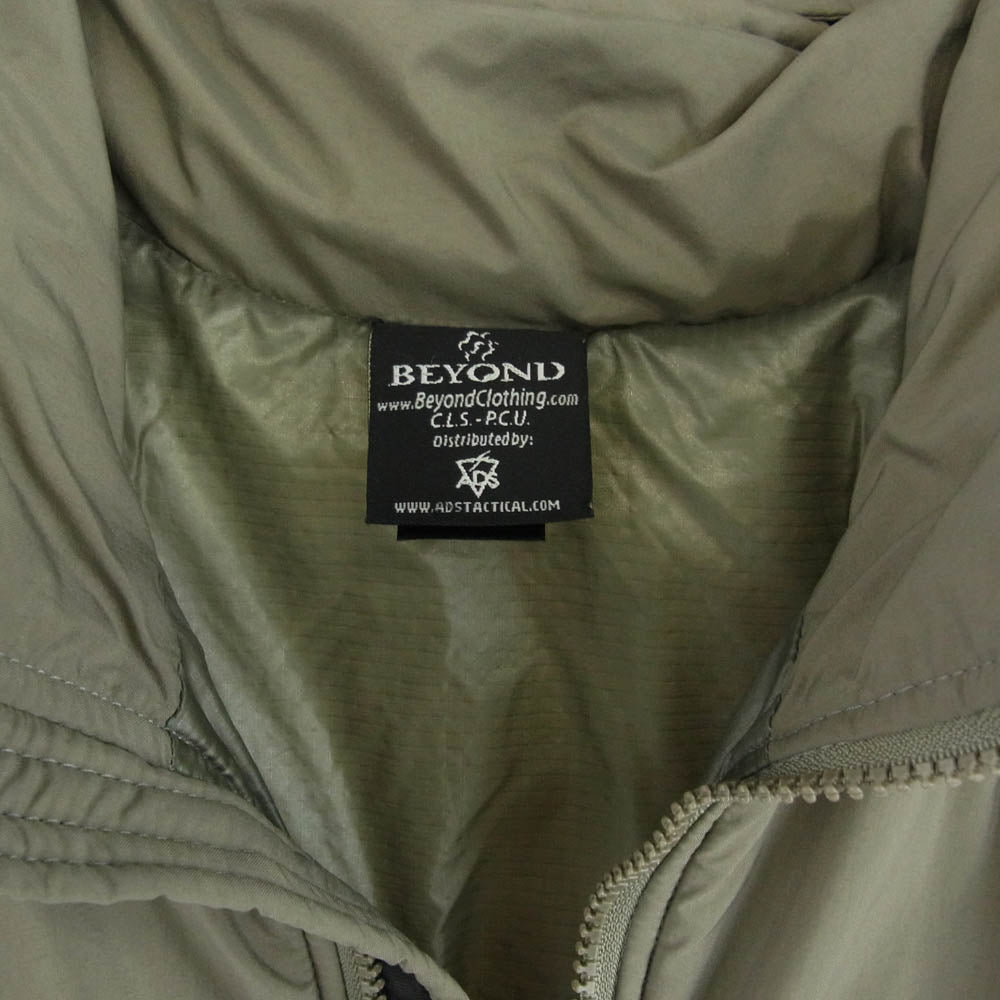 US ARMY USA製 アメリカ軍 PCU LEVEL7 Beyond社製 レベル7 プリマロフト ジャケット カーキ系 M【中古】