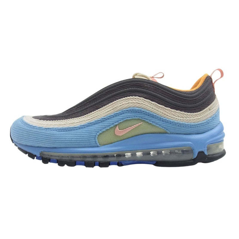 NIKE ナイキ CQ7512-462 Air Max 97 Corduroy Light blue エアマックス 97 コーデュロイ ブルー ローカット スニーカー マルチカラー系 26.5cm【中古】