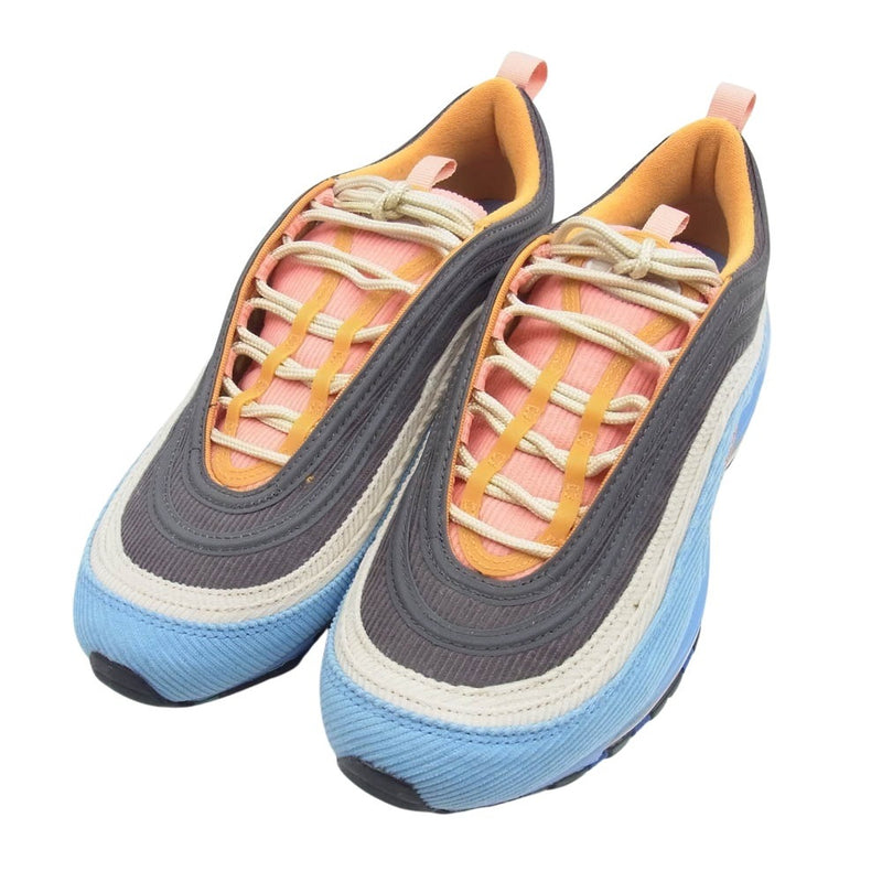 NIKE ナイキ CQ7512-462 Air Max 97 Corduroy Light blue エアマックス 97 コーデュロイ ブルー ローカット スニーカー マルチカラー系 26.5cm【中古】