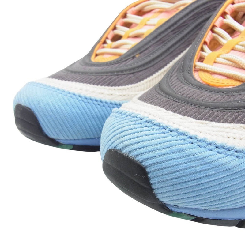 NIKE ナイキ CQ7512-462 Air Max 97 Corduroy Light blue エアマックス 97 コーデュロイ ブルー ローカット スニーカー マルチカラー系 26.5cm【中古】