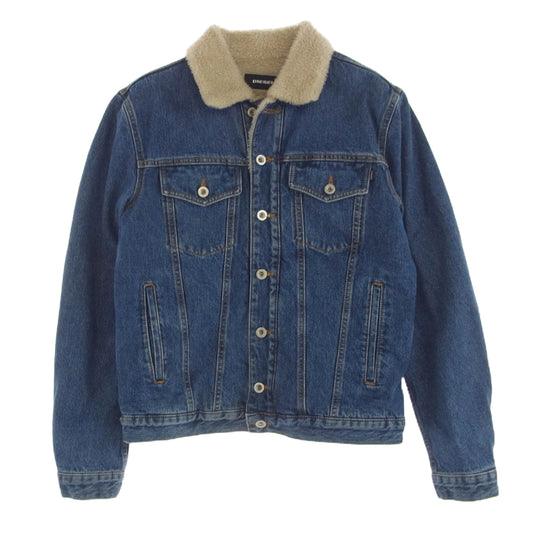 DIESEL ディーゼル ボア デニム ジャケット インディゴブルー系 M【中古】