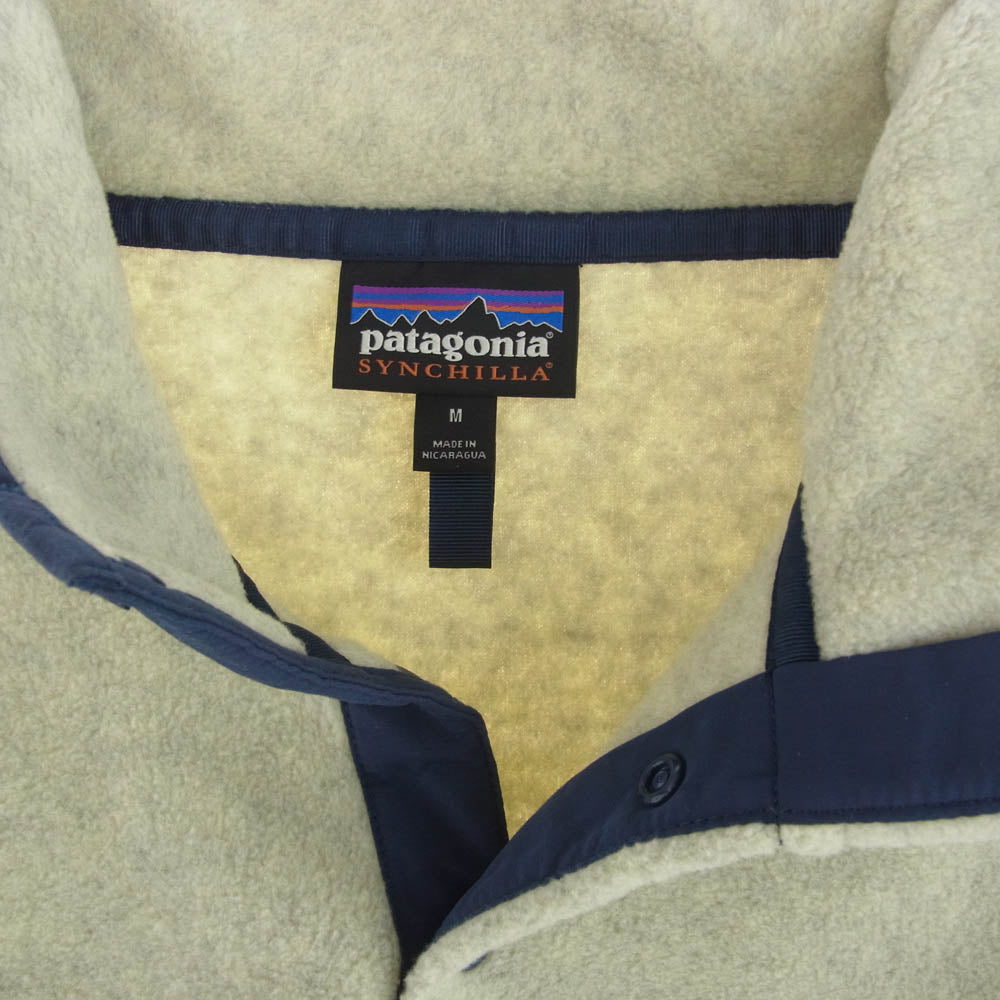 patagonia パタゴニア 25580 シンチラ スナップT フリース ジャケット グレー系 M【中古】