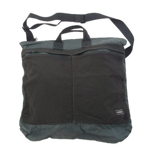 PORTER ポーター 826-05568 LABORATORY ラボラトリー 2ウェイ ヘルメットバッグ ブラウン系 グレー系【中古】